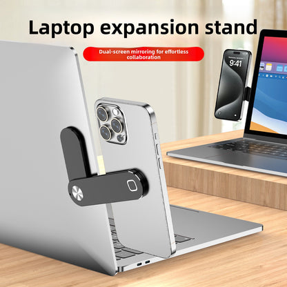 Portable laptop-phone extension stand