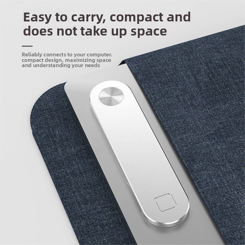 Portable laptop-phone extension stand