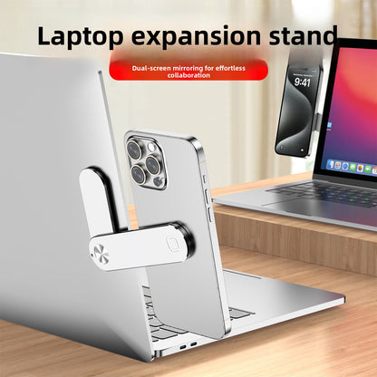 Portable laptop-phone extension stand