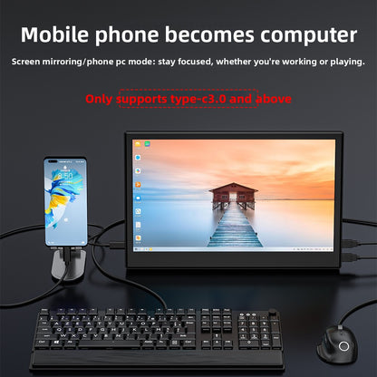 Single add-on portable monitor