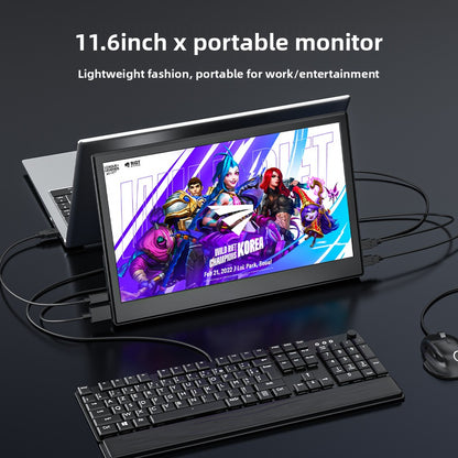 Single add-on portable monitor
