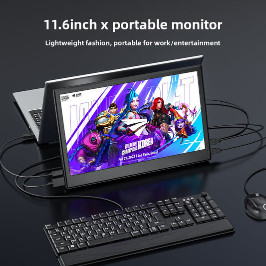 Single add-on portable monitor